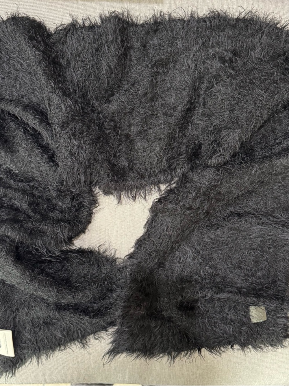 Harley-Davidson Black Shaggy Scarf